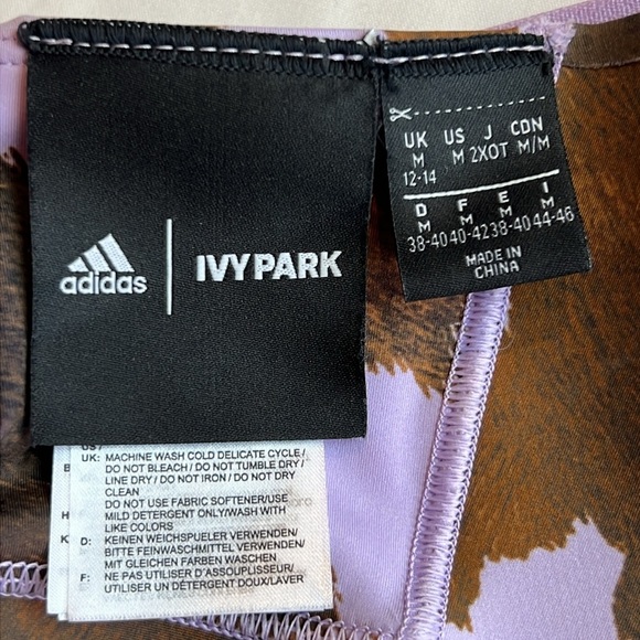 adidasx Ivy Park cow-print bra top M - Picture 7 of 8